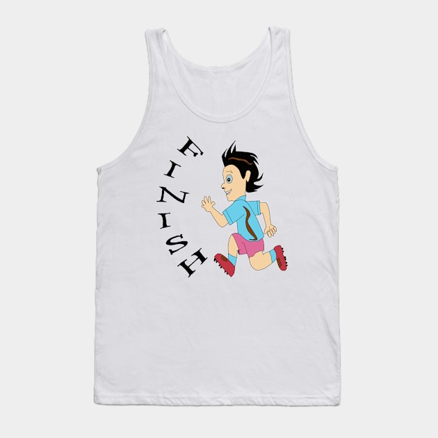 To the finish line Tank Top by KINGShut